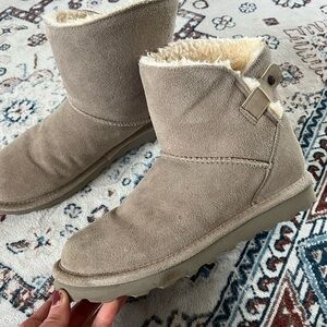 Bear Paw Suede Ankle Boots